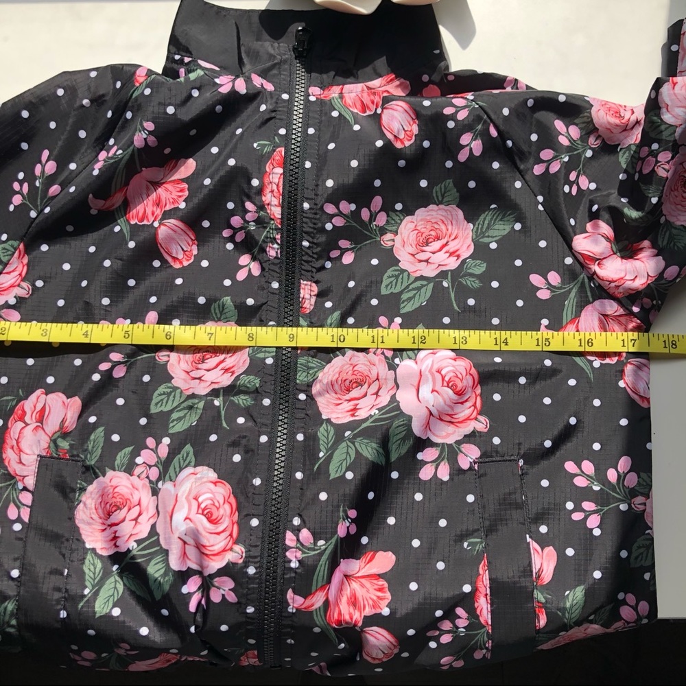 Z by Zella Girls Floral Woven Windbreaker Jacket L - Picture 11 of 14